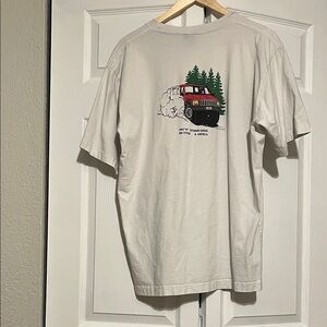 Off White Tee with Cute Graphic